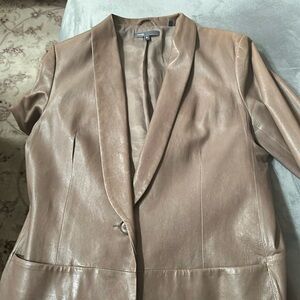 Leather jacket, very good condition, hardly worn .
